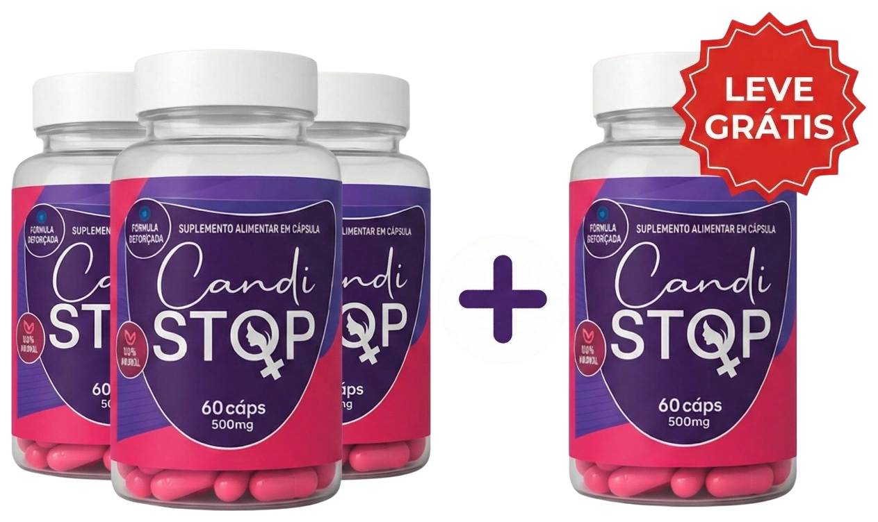 CandiStop para quatro meses de tratamento, com um mês grátis