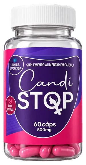 Pote original de CandiStop, com 60 cápsulas